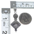 Sterling Silver Multicolor Southwest Jewelry Pendant RX95677